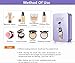 GothicBride Makeup Brushes Set Elegant Purple Premium Makeup Brush Set Synthetic Foundation Powder Concealers Eye Shadows Kabuki Travel Foundation 7Pcs Brush Sets