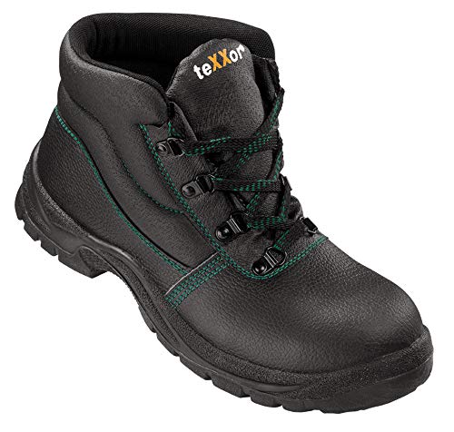 teXXor 6320-51 Lace boots"Monaco" S3, Size 15, black/green