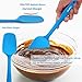 WALFOS Silicone Spatula Set - 600°F High Heat Resistant Non-Stick Silicone Spoon & Spatulas for Baking,Cooking and Mixing - Strong Stainless Steel Core Design (4-Piece Set) - BPA Free & Food Grade