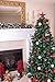 Clever Creations Christmas 8 Inch Tree Topper Glittered Star Decoration, Glitter Treetop Holiday Home Décor, Red