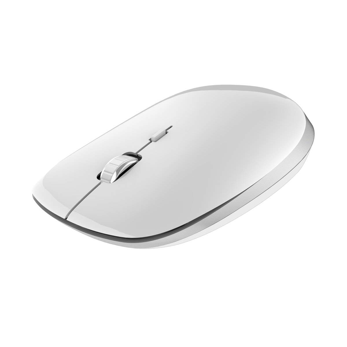 Photo 1 of Wireless Mouse,2.4G Portable Whisper Quiet Optical Mice Nano Receiver,Compatible Laptop,Tablet,PC 1600 DPI (White&Silver)