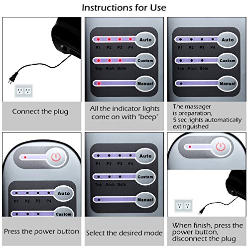 Giantex Foot Pain Therapy Spa Deep Kneading Rolling for Electric Shiatsu Foot W/Remote