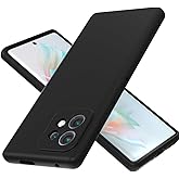 NUIMADL Moto Edge+ 2023 5G Case, Soft Liquid Silicone Protective and Anti-Scratch Microfiber Lining Shockproof Compatible with Moto Edge Plus 2023 5G Cover (Black)
