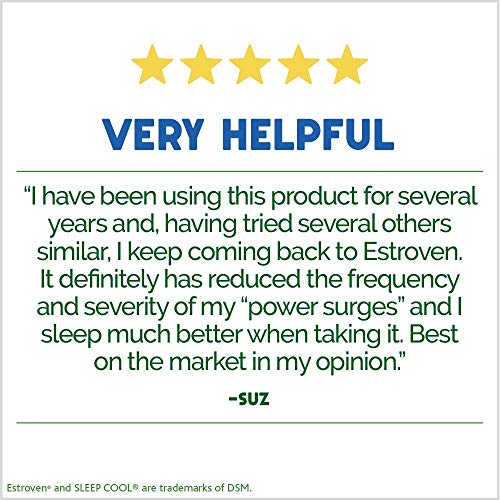 ESTROVEN SLEEP COOL FOR MENOPAUSE RELIEF, 30 CT, SLEEP SUPPORT SUPPLEMENT WITH CLINICALLY PROVEN INGREDIENTS TO RELIEVE MENOPAUSE SYMPTOMS PLUS NIGHT SWEATS & HOT FLASH RELIEF, DRUG-NO & GLUTEN-NO