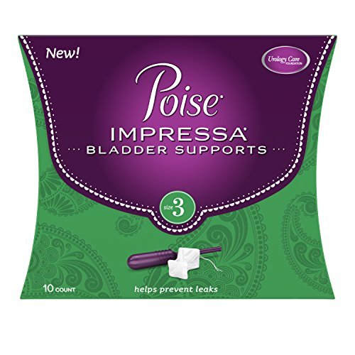 Poise Impressa Incontinence Bladder Supports for Bladder Control, Size