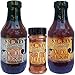 Smokey J's BBQ Sauce Gift Set - Award Winning Carolina BBQ Sauce. Spicy, Sweet & Dry Rub Barbecue Seasoning