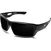 MAXJULI Polarized Wrap Around Sports Sunglasses for Big Heads Men Women UV400 Protection Sun Glasses 8232