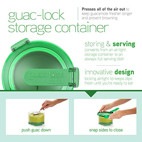 Casabella Container, GuacLock White, Green/Clear Pricepulse