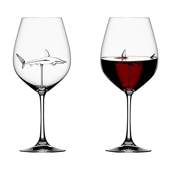 Abitsweet Novelty Wine Glasses With Hidden Animal Inside Lead Free Clear Wine Glasses All Purpose Funny