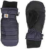 Carhartt Women's Quilts Mitten with Waterproof Wicking Insert, Nightshade, Medium
