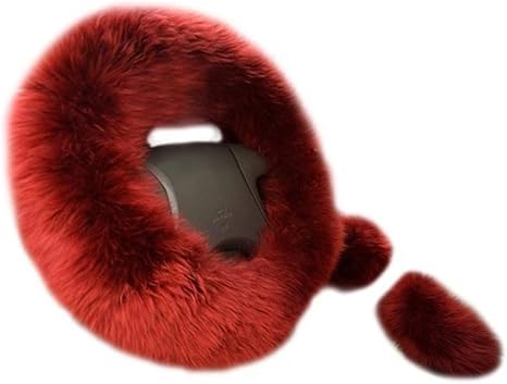 Amazon Co Jp Btxxyjp 車のステアリングホイールは ユニバーサル冬暖かいぬいぐるみソフトウールハンドブレーキカバー変速カバー3枚をカバー Color D Size フリー ホーム キッチン