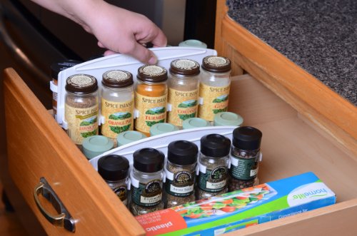 SpiceStor Organizer Spice Rack 20 Clip, 10" x 5"