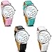 JewelryWe 4PCS Women Ladies Girls 