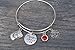 Infinity Collection Firefighter Bracelet, Red Line Bracelet, Firefighter Wife, Girlfriend, Mom Bracelet, Fireman Wife Jewelry