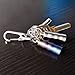 Haxtec Titanium Pill Fob Necklace Nitro Mini Waterproof Pill Holder Lightweight Survival Case Charming Pendant Titanium Necklace Fob for Men & Women (TC01-E)