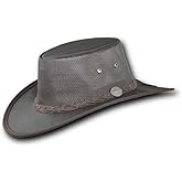 Barmah Hats Kangaroo Cooler Leather Hat - Item 1038