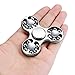Fidget Spinner, HoneyAKE Tri Finger Spinner EDC Fidget Toy High Speed Stainless Steel Bearing Metal Material Hand Spinner for ADD ADHD Focus Anxiety Stress Relief Boredom Killing Time (Silver)