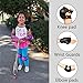 eNilecor Kid's Knee Pads Elbow Pads Wrist Guards for Skateboarding Cycling Skating Roller Blading Protective Gear Pack of 6 (Small, Purple/Pink)