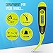 iProven Oral Thermometer for Fever - Adult Fever Thermometer - Readings in 10-20 Seconds - Flexible and Hygienic Waterproof Tip - Smileys for Fever Indication (Green)
