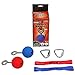 Slackers Ninja Ball with Hardware (2 Piece), Red/Blue, 2.5