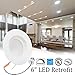 Sunco Lighting 10 Pack 5/6 Inch LED Recessed Downlight, Baffle Trim, Dimmable, 13W=75W, 5000K Daylight, 965 LM, Damp Rated, Simple Retrofit Installation - UL + Energy Star