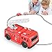 Huibudch Magic Inductive Truck Line Car Toy Cars Magic Mini Car Children's Gift Toy for Kids (Fire Truck)