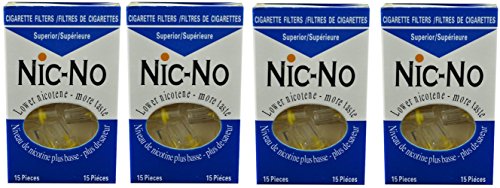 4 PACKS NIC-NO  FILTERS - WHY QUIT SMOKING?