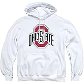 LOGOVISION The Ohio State University Official Distressed Primary Logo Unisex Adult Pull-Over Hoodie