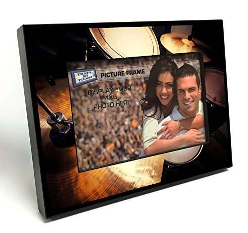 Drum Set 4x6 inch Table Top Picture Frame