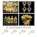 WEIERJIA 4Pack Micro LED String Lights Copper Wire Lights，Battery Operated Portable Lights,Fairy Decor Rope Light for Christmas,Seasonal Decoration Home ,Holiday, Party(Warm white,20 LEDs/7.2Feet)