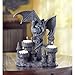 Gifts & Decor 57070305 Gothic Kingdom Candle Holder, No Size, Gray