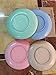 Golandstar Healthy Kitchen Dinnerware Eco Biodegradable Unbreakable Dinner Plates 5.9 Inch Diamter Wheat Straw Plastic Plate Dish Saucer
