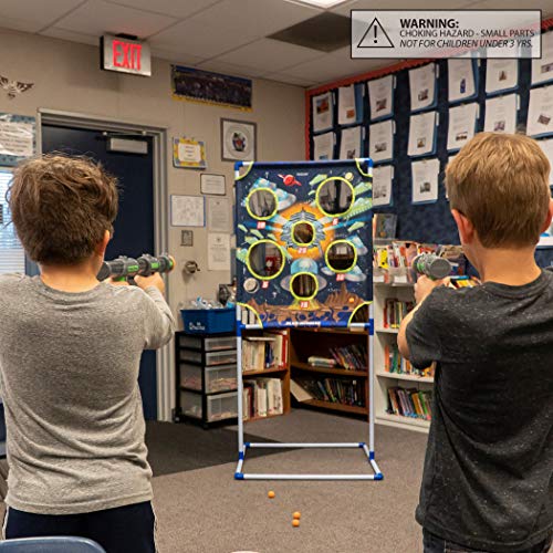 GoSports Foam Fire Alien Invaders Game Set Includes Target, 2 Toy