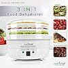 NutriChef-3-in-1-Food-Dehydrator-Steamer-Cooker-Electric-Kitchen-Dehydrator-Jerky-Maker-Dried-Fruits-Steam-Rice-White-color-PKFDSRC10WT
