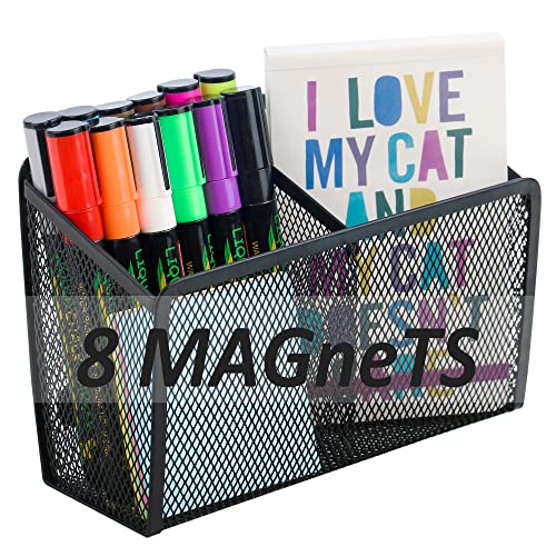 LUCYCAZ Pen Holder Locker Organizer, 2 Generous Compartments