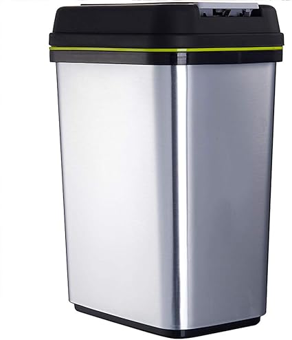 Pedal de presión de mano cuadrado Pequeño cubo de basura Cubrir el cubo