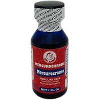 Germa MercuroChrome First Aid Antiseptic – 1 Oz Bottle (Pack Of 12) For Minor Cuts & Scrapes