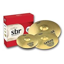 Sabian SBR Performance Pack with 14-Inch Hat, 16-Inch Crash, and 20-Inch Ride Cymbals
