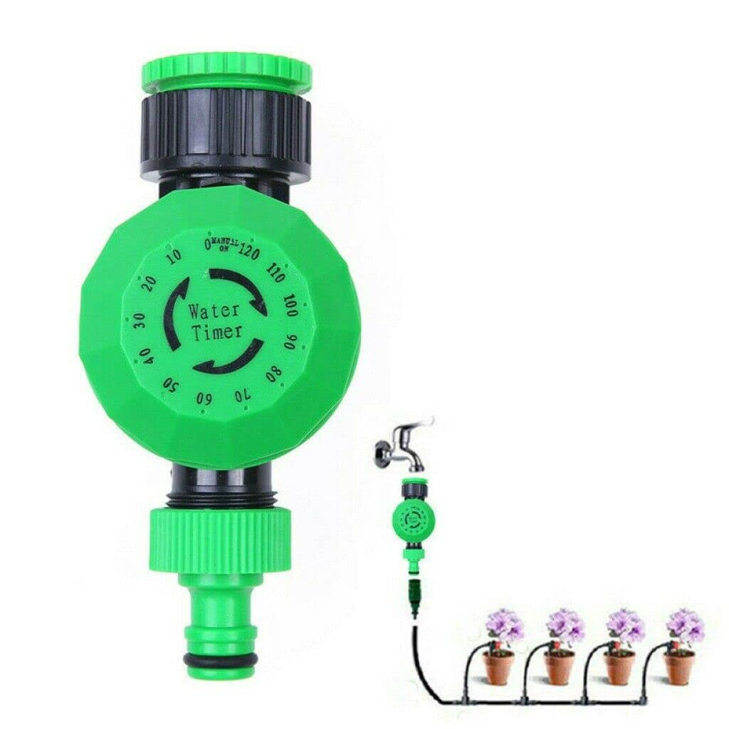 Shiwaki Mechanical water timer for the faucet, Garden Watering Timer Automatic Irrigation System Controller timer for easy automatic watering control within two hours