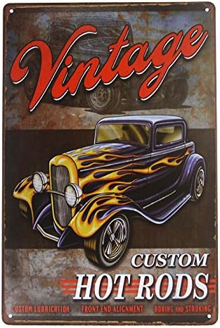 dingleiever-Legends Hot Rod Garage Rat Rods Gas Vintage Retro Wall Decor