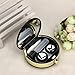 GBSELL Perfume Bottle Retro Shaped Contact Lens Case Box Container Holder Box (Black)