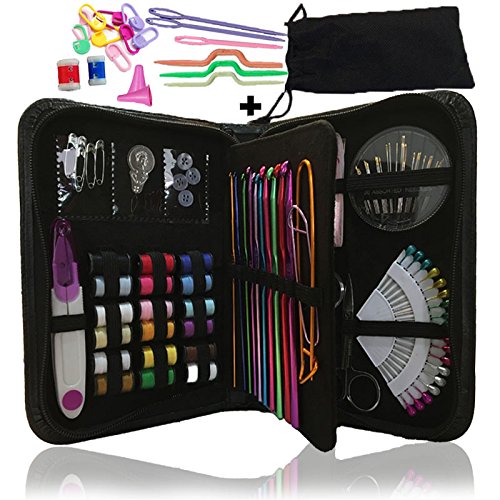 Sewing kit & crochet kit, over 100 premium sewing a…