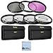 62mm High Resolution Pro Series Multi Coated HD 3 Pc. Digital Filter Set + 62mm Pro Series 4pc HD Macro Close Up Filter Set +1 +2 +4 +10 + eCostConnection Microfiber Cleaning Cloth