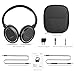 233621 H501 Active Noise Cancelling Over-Ear Headphones with Inline Microphone and Carrying Case, 50 Hour Battery Time (Wired/Space Grey)