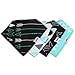 Baby Bandana Bib Set of 4, Super Absorbent Organic Drool & Teething Bibs for Boys & Girls by Matimati (Mint and Gray)