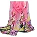 Winhurn 2016 New Fashion Women Long Soft Wrap Ladies Shawl Chiffon Scarf Scarves (Watermelon Red)