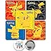 Pokemon Birthday Party Favor Pack and Goodie Bag Fillers for 12 with Pencils, Favor Cups, Tattoos, Party Blowouts, Disc Shooters, and Exclusive Pin