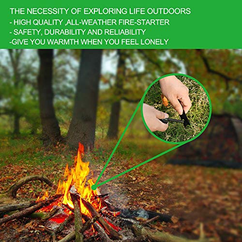 Loggers Art Gens Survival Pocket Chainsaw 48 Inch Compact Folding Hand Rope Chain Saw More Teeth Best for Wood Cutting,Camping,Hiking,Hunting or Emergency Kits-Comes with Pouch