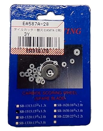 Amazon エスコ タイルカッター替刃 Ea587a 2用 Ea587a 28 カッター