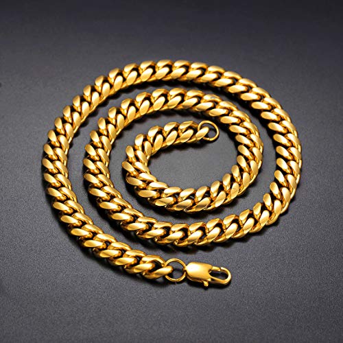 2 Chains+Neckace+Stainless+Jewellery+Golden